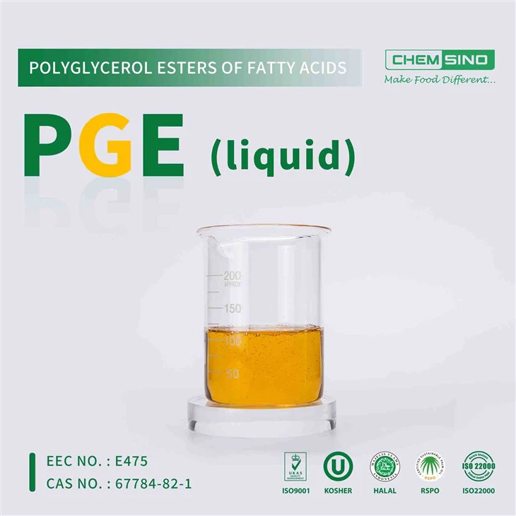 Comment l'émulsifiant liquide PGE augmente la stabilité et la durée de conservation des produits alimentaires CAS NO.67784-82-1