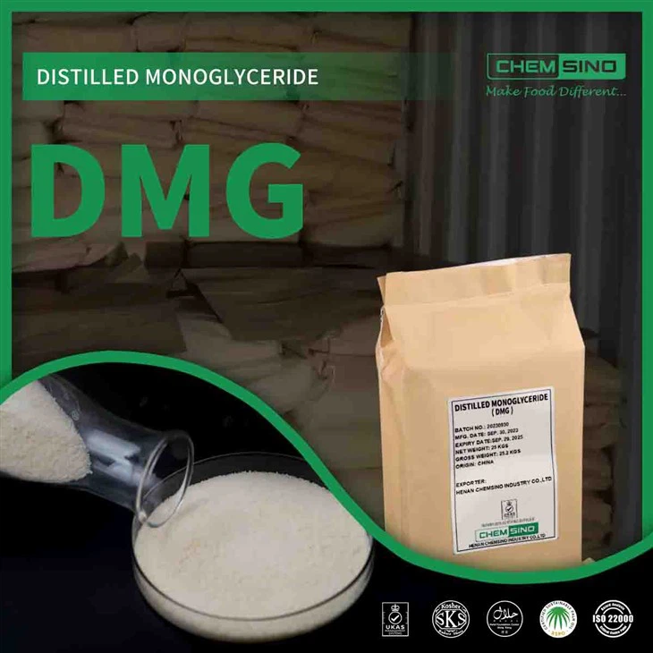 Monostéarate de glycérol distillé E471 pour l'alimentation