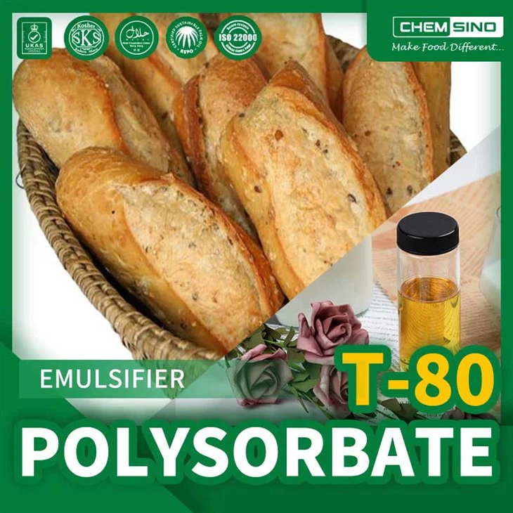Émulsifiant Polysorbate 80 Utilisé pour les cosmétiques Utilisé pour Pharma N° CAS 9005-65-6