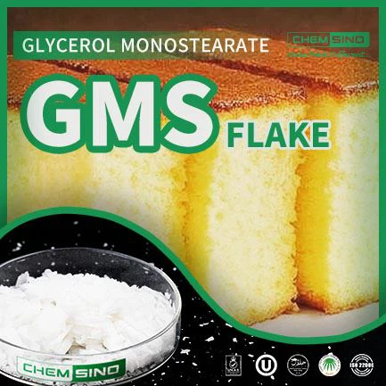 Pour le plastique Glyceryl Monostearate GMS 40 Flake N° CAS31566-31-1