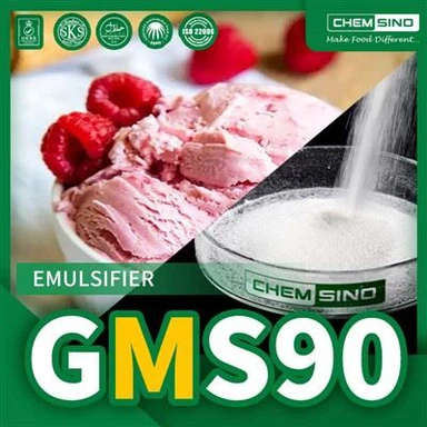 Puissance de monoglycéride distillée GMS haute pureté supérieure à 90 %