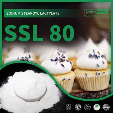 Les utilisations polyvalentes du stéaroyl lactylate de sodium SSL80 pour cent dans l'industrie de la confiserie
