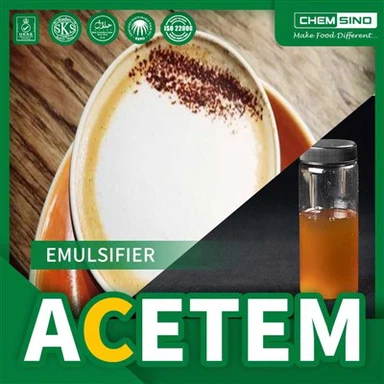 Halal Disponible Food Grade 25 kg Sac Emulsificateur acetem naturel