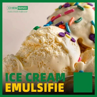 Emulsifiants de crème glacée puissants pour desserts glacés et servir doux